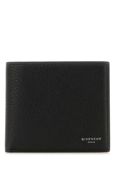 Givenchy New 4cc Billfold Coin Wallet In Black