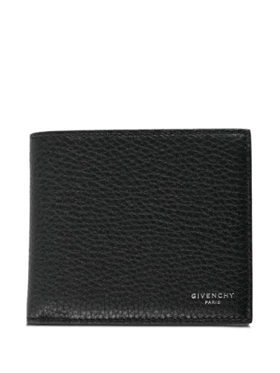 Givenchy New 4cc Billfold Coin Wallet In Black