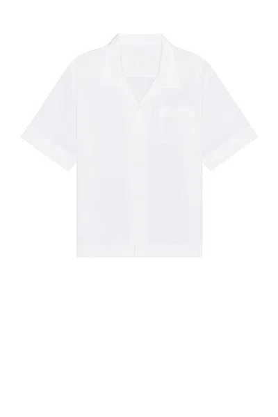 Givenchy New Bowling Shirt In White
