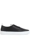 Givenchy New City Leather Low Sneakers Shoes In Black