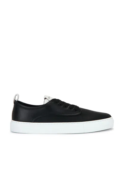 Givenchy New City Leather Low Sneakers Shoes In Black