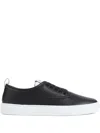 Givenchy New City Leather Low Sneakers Shoes In Black