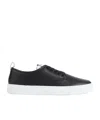 Givenchy New City Leather Low Sneakers Shoes In Black