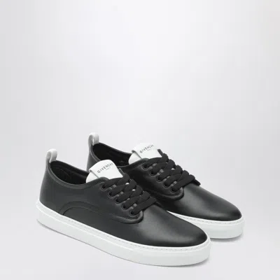 Givenchy New City Leather Low Sneakers Shoes In Black