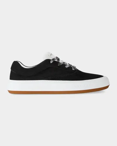 Givenchy New City Suede Low-top Sneakers In Black