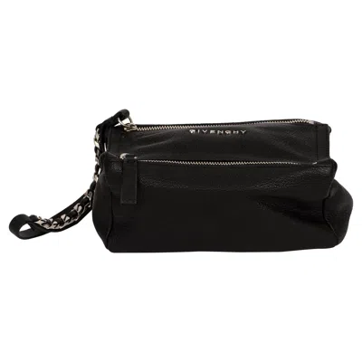 Pre-owned Givenchy New  Black Leather Pochette Bag