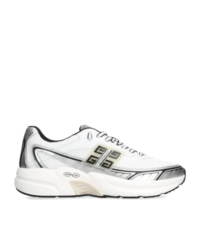 Givenchy White Silvery Polyester Sneakers