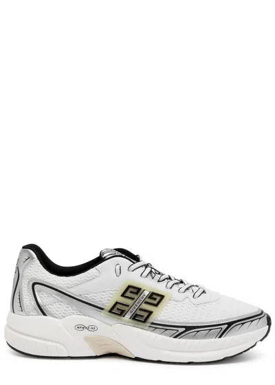 Givenchy Nfnty-52 Panelled Mesh Sneakers In White