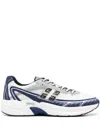 Givenchy Nfnty-52 Sneakers In Synthetic Leather And Mesh In 蓝色