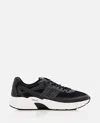 Givenchy Nfnty-52 Runners In Synthetic Leather And Mesh In Black