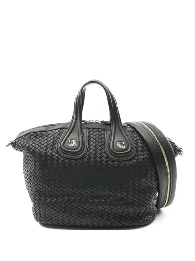 Pre-owned Givenchy Nightingale Two-way Handbag In Black