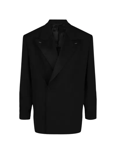 Givenchy Notch-lapel Oversized Blazer In Black