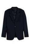 Givenchy Notch Lapel Wool Sport Coat In Blue
