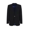 Givenchy Wool Jacket With Flap Pockets And Notched Collar In Black