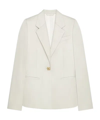 Givenchy Notched-lapels Single-breasted Blazer In White