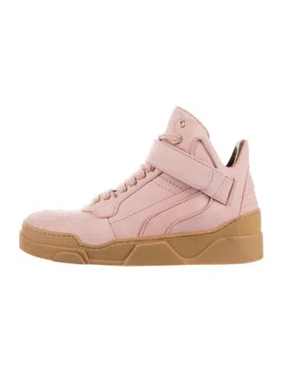 Pre-owned Givenchy Nubuck Sneakers In Pink