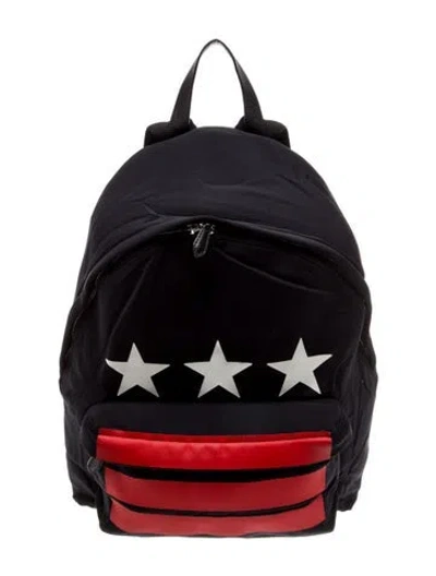 Pre-owned Givenchy Nylon Backpack In Black