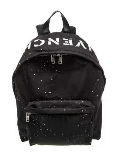 Pre-owned Givenchy Nylon Backpack In Black