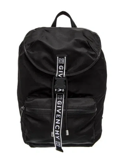 Pre-owned Givenchy Nylon Backpack In Black