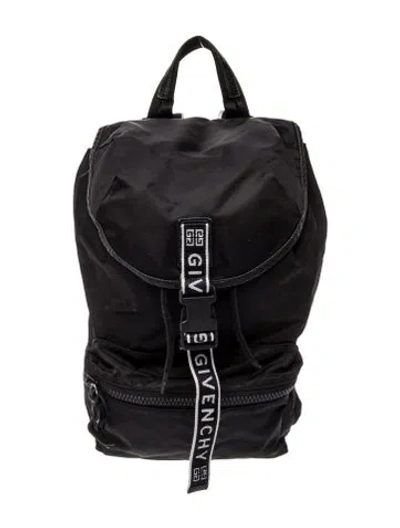 Pre-owned Givenchy Nylon Backpack In Black