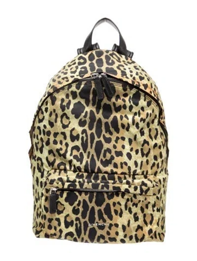 Pre-owned Givenchy Nylon Backpack In Green