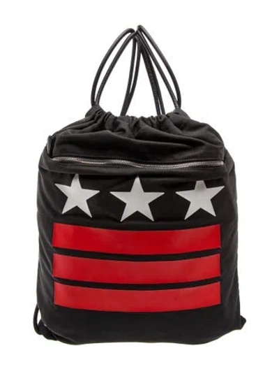 Pre-owned Givenchy Nylon Backpack In White
