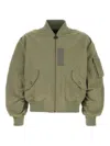 Givenchy Green Nylon Bomber Jacket In Green