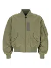 Givenchy Green Nylon Bomber Jacket In Green