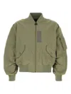 Givenchy Green Nylon Bomber Jacket In Green