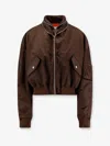 Givenchy Nylon Bomber Jacket With Double Zip