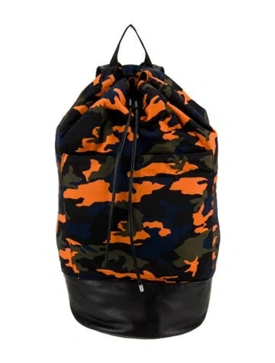 Pre-owned Givenchy Nylon Bucket Bag In Green