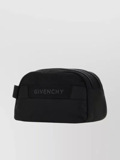 Givenchy Nylon Handle Silhouette Beauty-case In Black