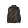 Givenchy Rainbow Chain Nylon Jacket Men In Black