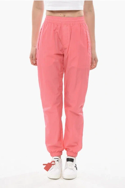 Givenchy Nylon Joggers With 4 Pockets And Cuffs In Pink