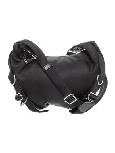 Pre-owned Givenchy Nylon Messenger Bag W/ Tags In Black