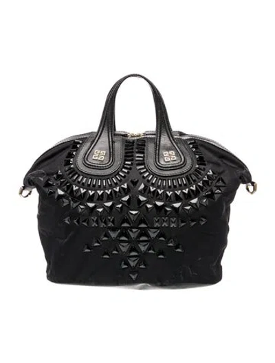 Pre-owned Givenchy Nylon Nightingale In Black
