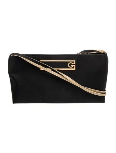 Pre-owned Givenchy Nylon Shoulder Bag In Black