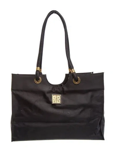 Pre-owned Givenchy Nylon Shoulder Bag In Black