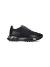Givenchy Quilted Black Sneakers With Translucent Sole And Contrasting Laces In Black