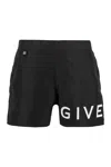 Givenchy Nylon Swim Shorts In Black