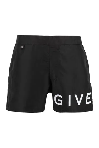 Givenchy Nylon Swim Shorts In Black