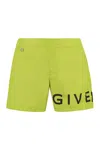 Givenchy Comfortable Swim Shorts Featuring Pockets In Green