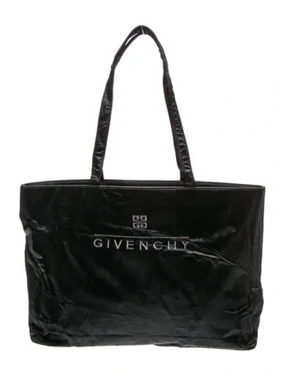 Pre-owned Givenchy Nylon Tote In Black