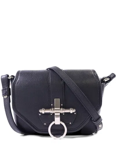 Pre-owned Givenchy Obsedia Coney Cross Body Bag In Black