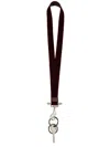 Givenchy 'obsedia' Lanyard In Red