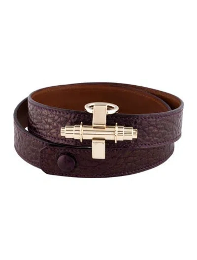 Pre-owned Givenchy Obsedia Triple Wrap Bracelet In Multi