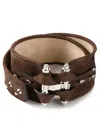 Givenchy 'obsedia' Waist Belt In Brown