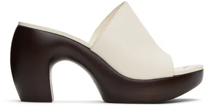 Givenchy Off-white G Clogs In 105 Ivory