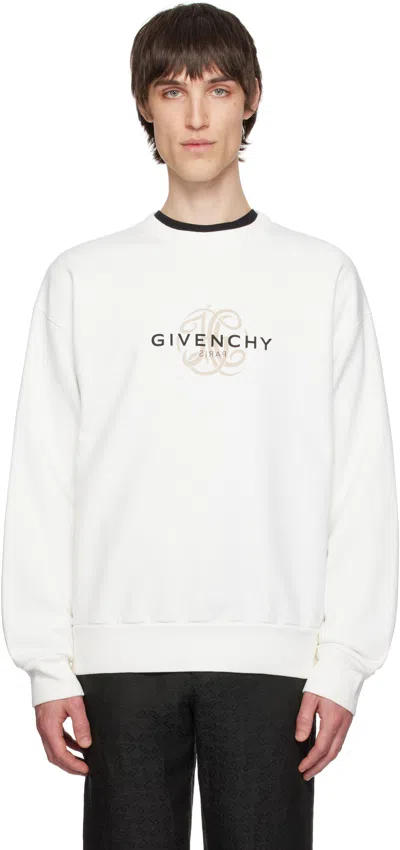GIVENCHY OFF-WHITE 'GIVENCHY REVERSE' SWEATSHIRT