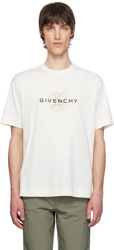 GIVENCHY OFF-WHITE 'GIVENCHY REVERSE' T-SHIRT
